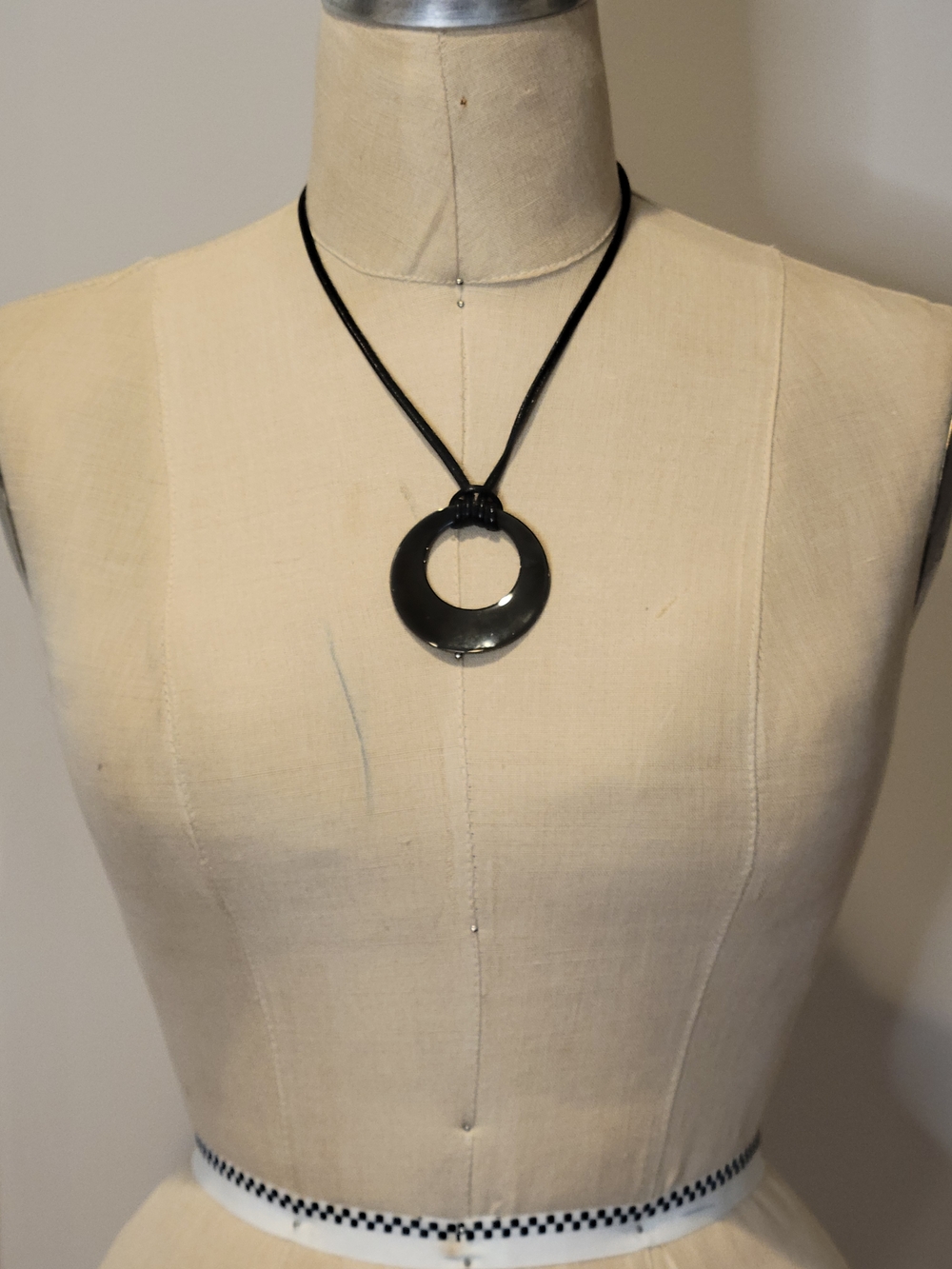 Nomination Black Circular Pendant Necklace - Women Jewelry